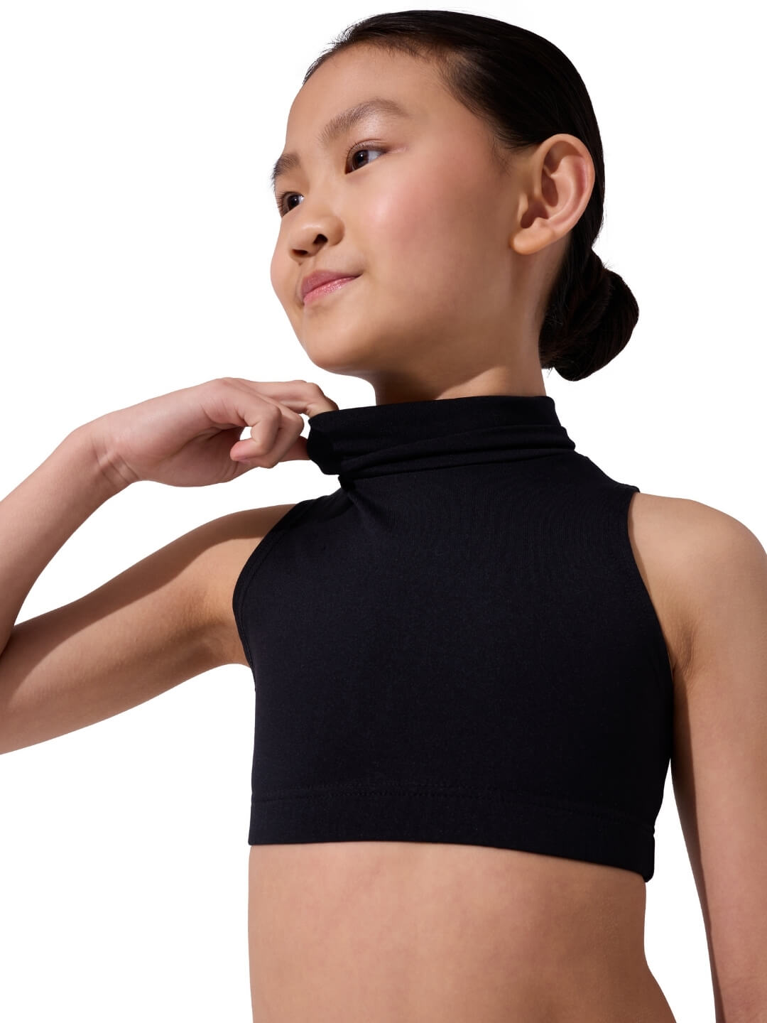 Capezio Capezio Team Basics Mock Neck Top - Girls
