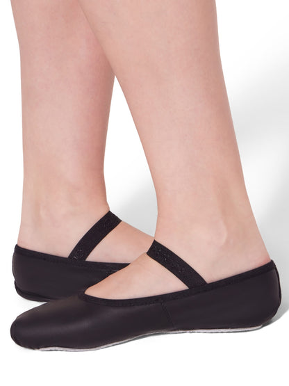 Capezio Leather Full Sole Daisy Ballet Shoe for Beginners