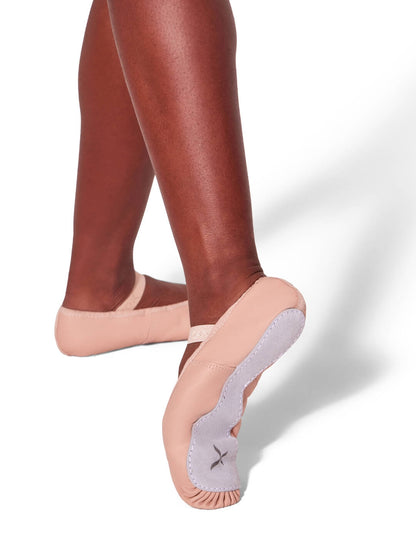 Capezio Leather Full Sole Daisy Ballet Shoe for Beginners
