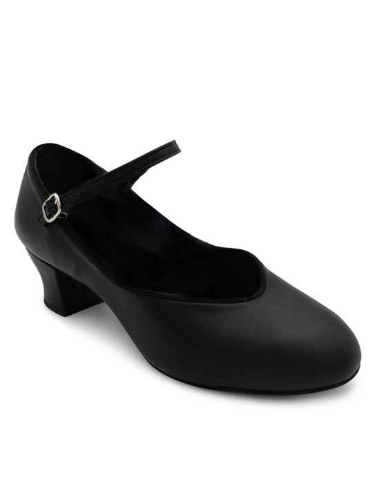 Capezio Suede Sole Jr. Footlight Character Shoe