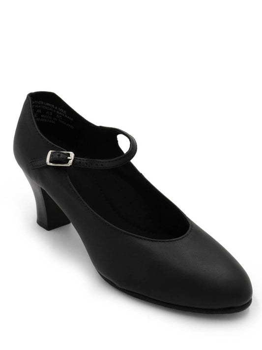 Capezio Student Footlight Character Shoe with Non-Slip Heel