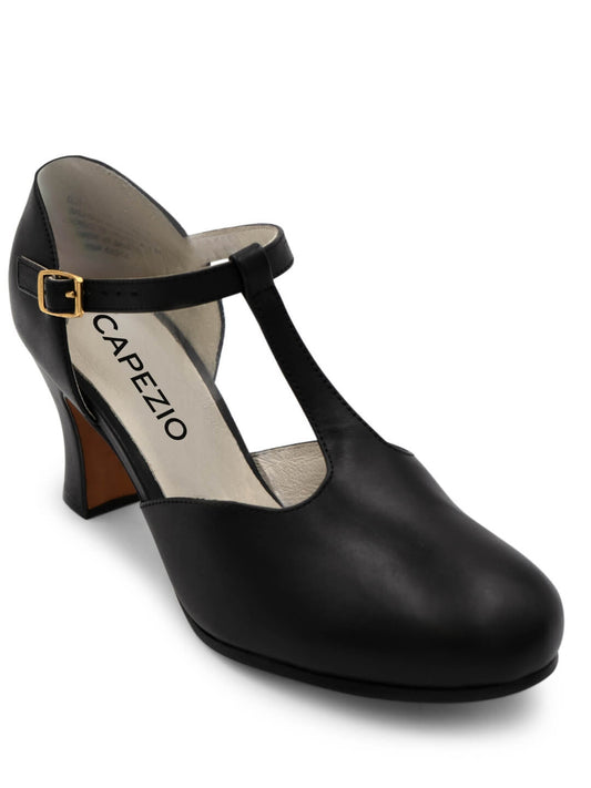 Capezio Top Notch Closed Toe T-Strap Character Shoe