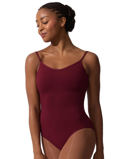 Capezio V-Neck Cami Leotard with Criss-Cross Lower Back