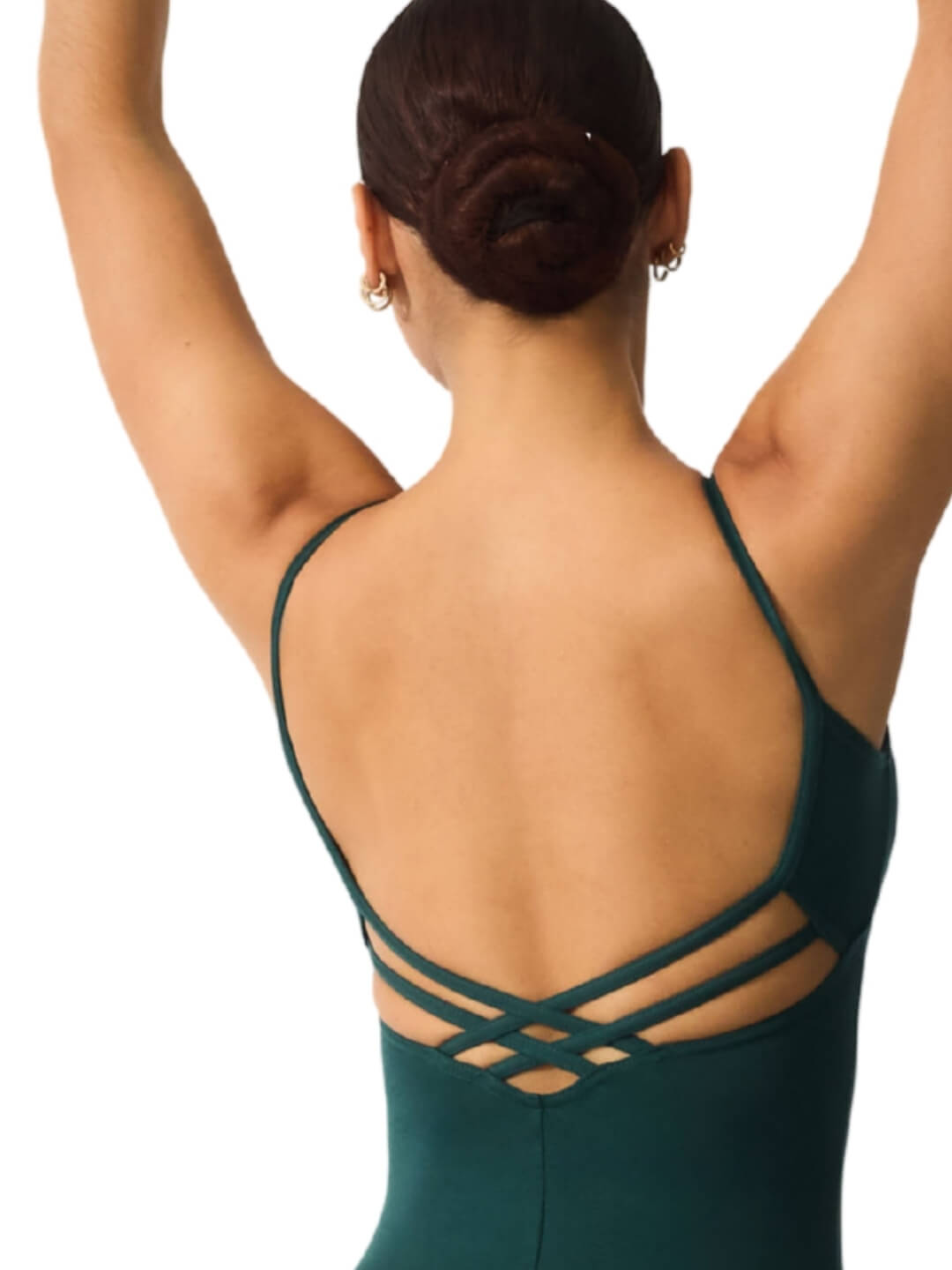 Capezio V-Neck Cami Leotard with Criss-Cross Lower Back
