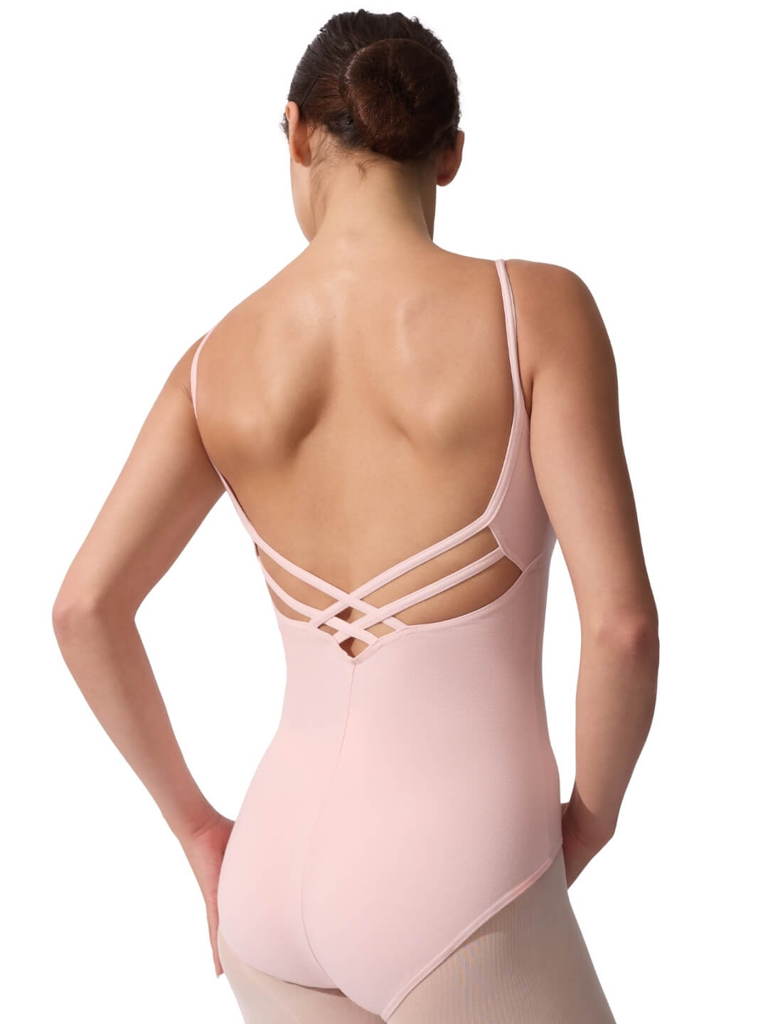 Capezio V-Neck Cami Leotard with Criss-Cross Lower Back