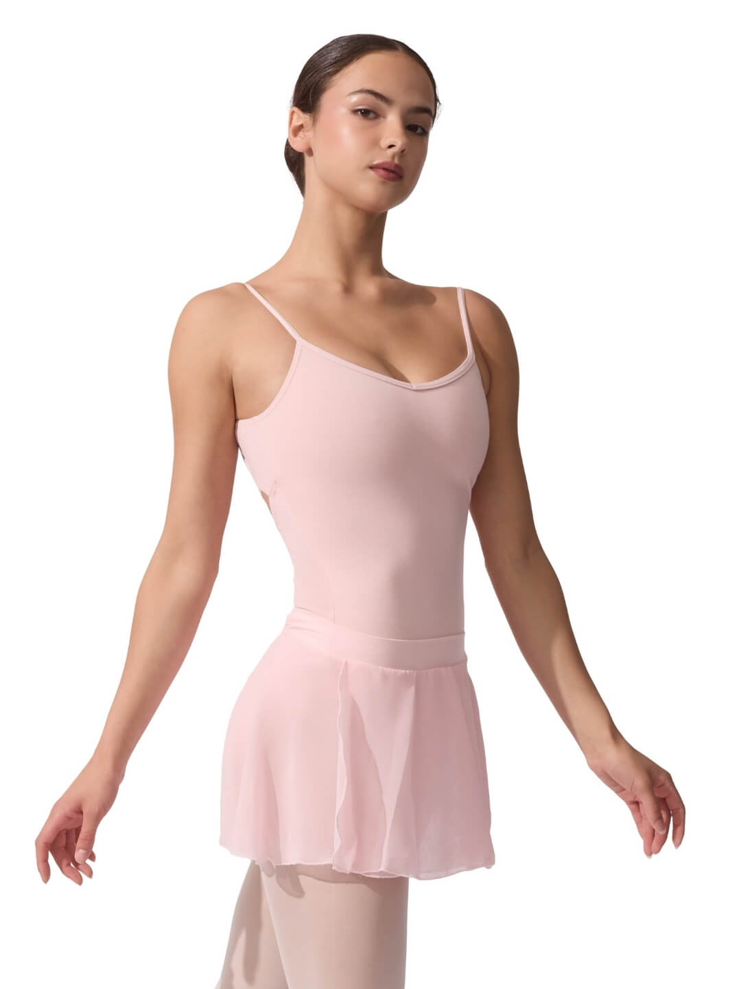 Capezio V-Neck Cami Leotard with Criss-Cross Lower Back
