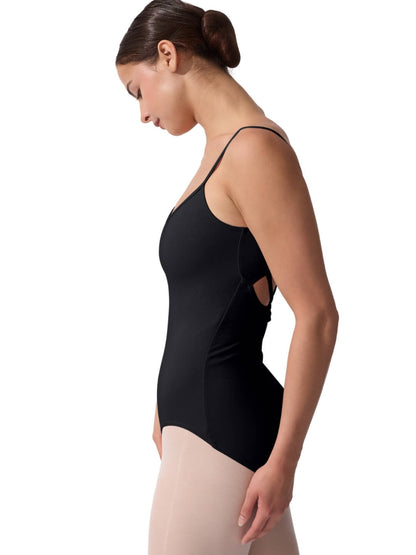 Capezio V-Neck Cami Leotard with Criss-Cross Lower Back