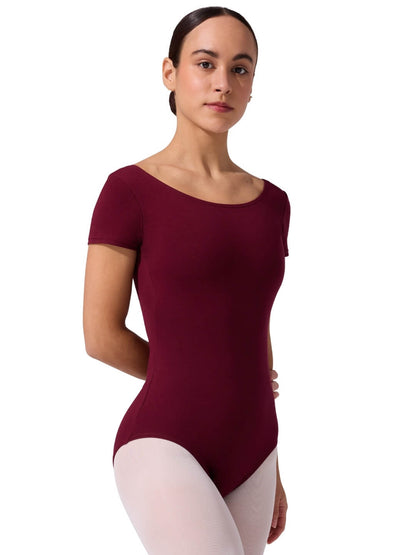 Capezio Essential Short Sleeve Cotton Leotard