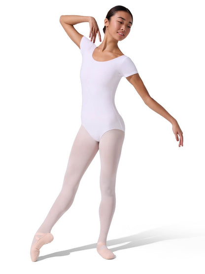 Capezio Essential Short Sleeve Cotton Leotard