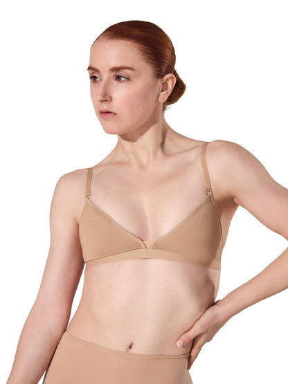 Capezio Capezio Deep Neck Clear Back Bra