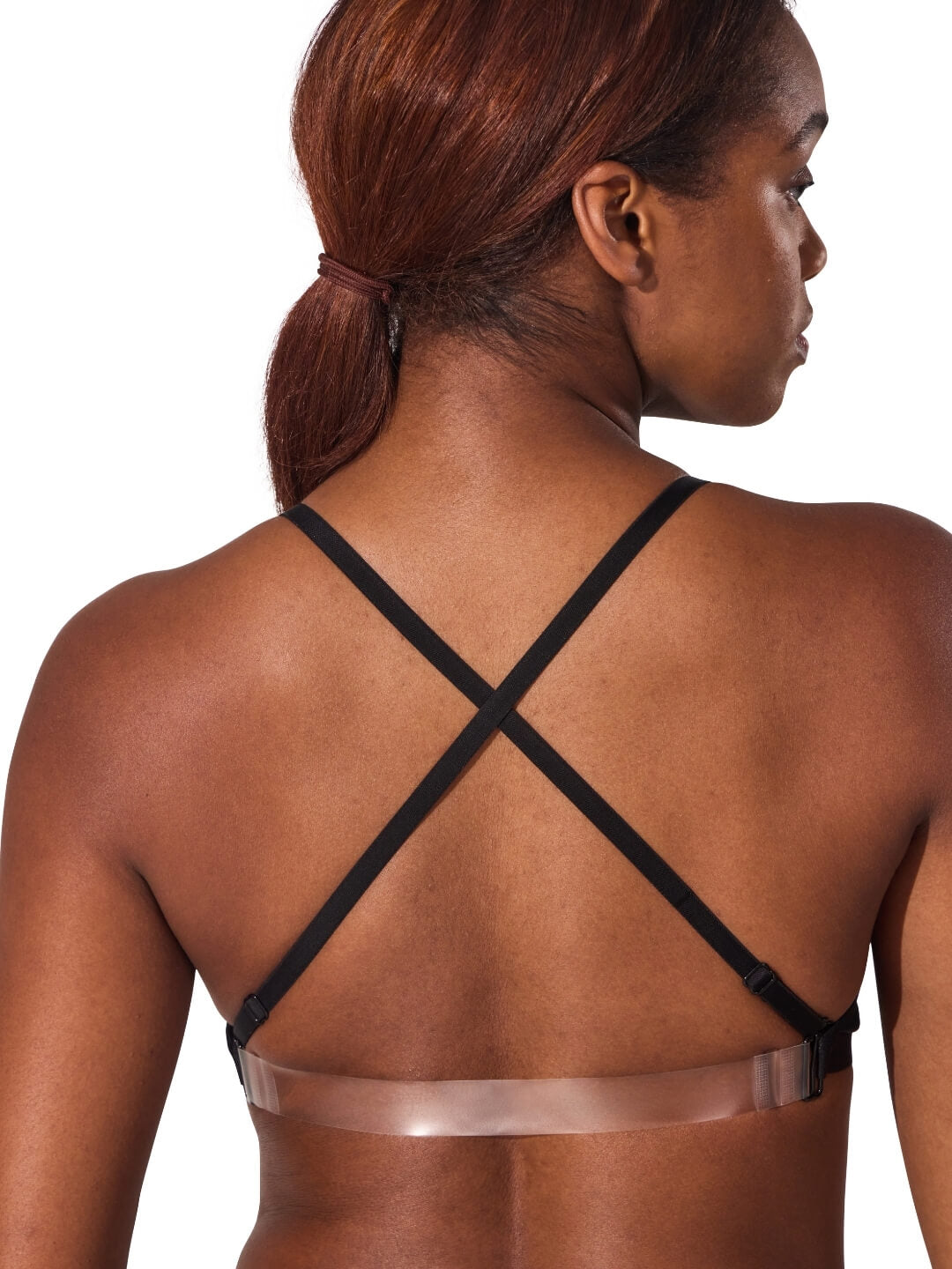 Capezio Capezio Deep Neck Clear Back Bra