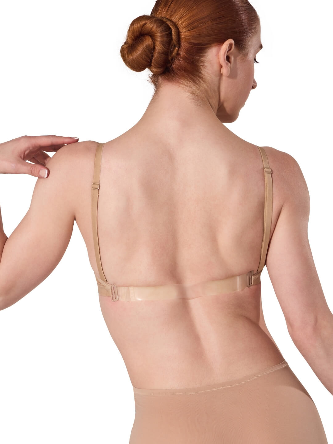 Capezio Capezio Deep Neck Clear Back Bra
