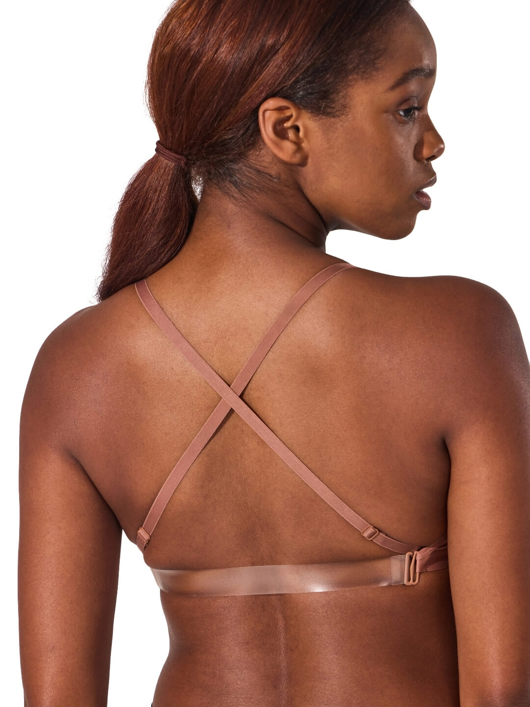 Capezio Capezio Deep Neck Clear Back Bra