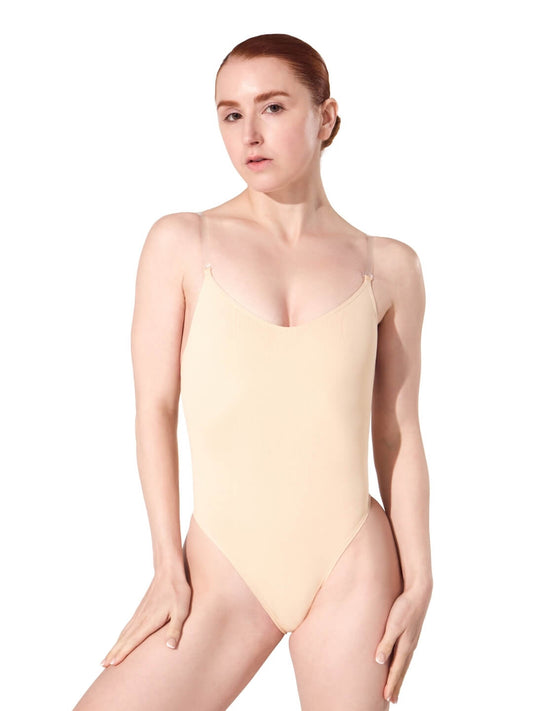 Capezio Best-Seller Camisole Leotard with Clear Transition Straps