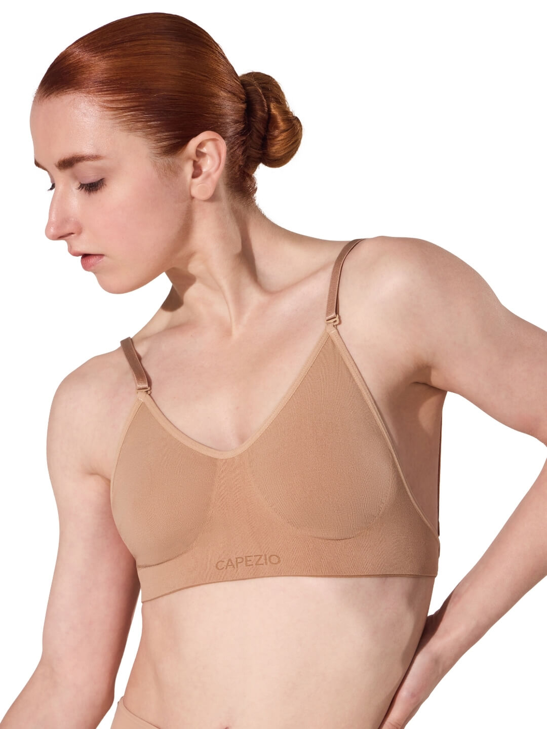 Capezio Capezio Seamless Clear Back Bra