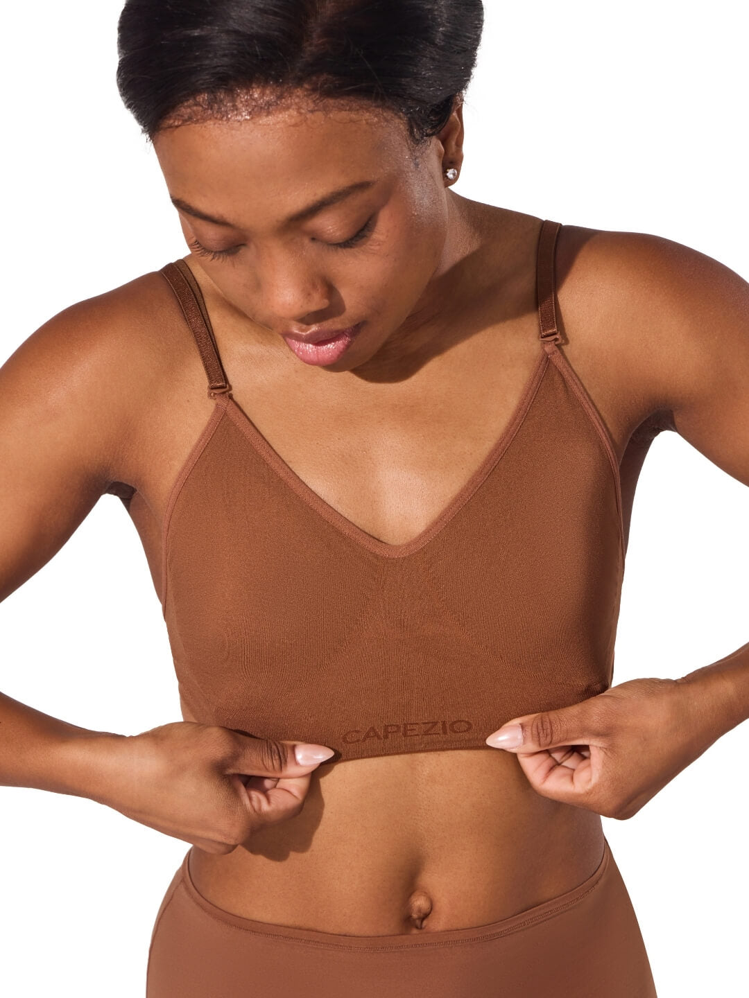 Capezio Capezio Seamless Clear Back Bra