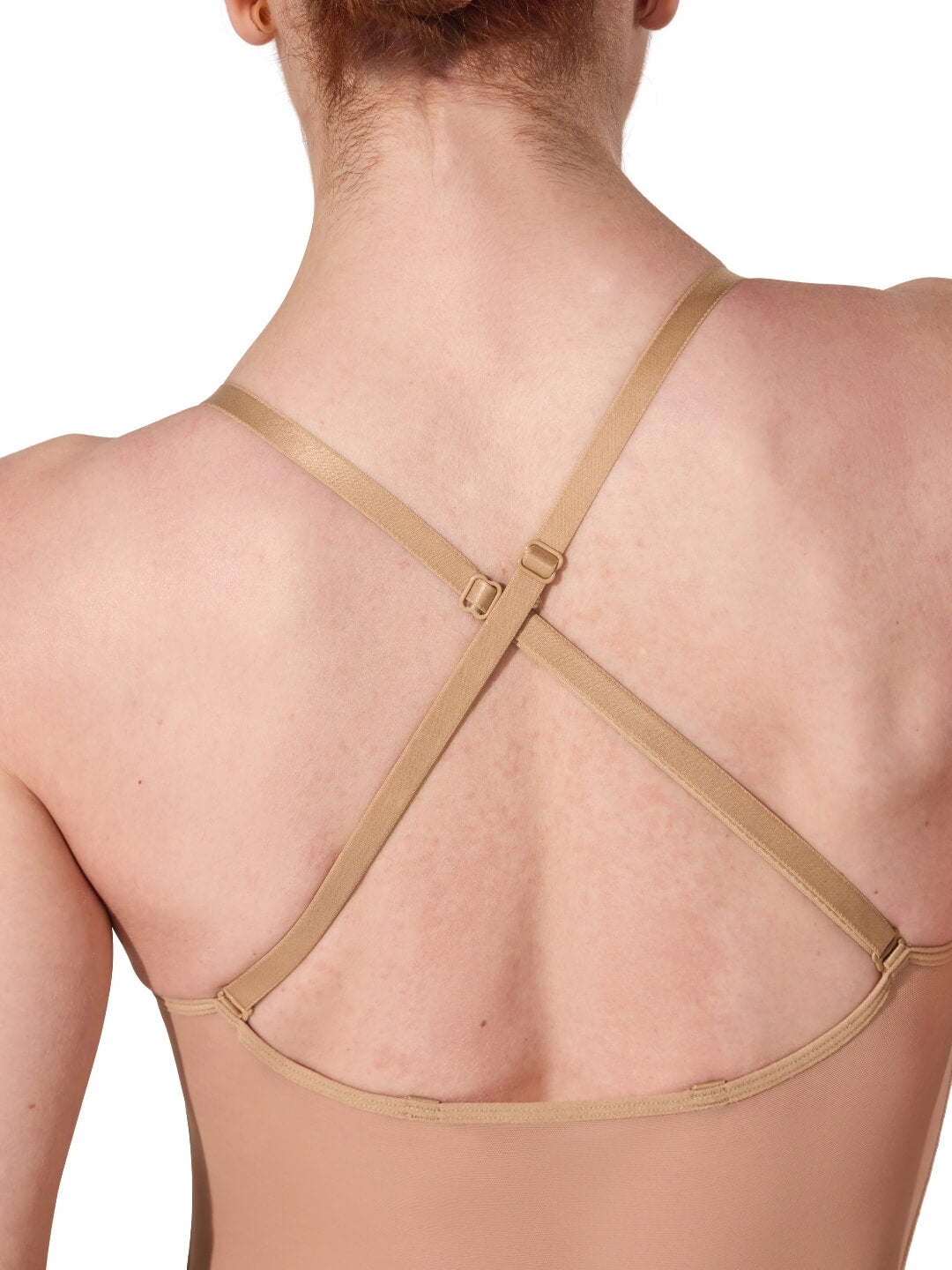 Capezio Capezio Plunge Neck Mesh Midriff Leotard