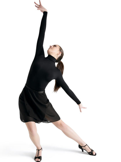 Capezio Elegant Georgette Long Wrap Skirt