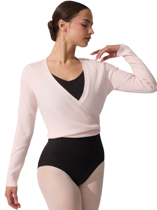 Capezio Knit Wrap Sweater with Improved Fit