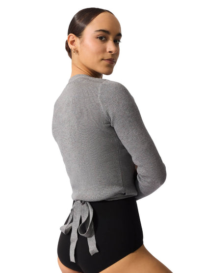 Capezio Knit Wrap Sweater with Improved Fit