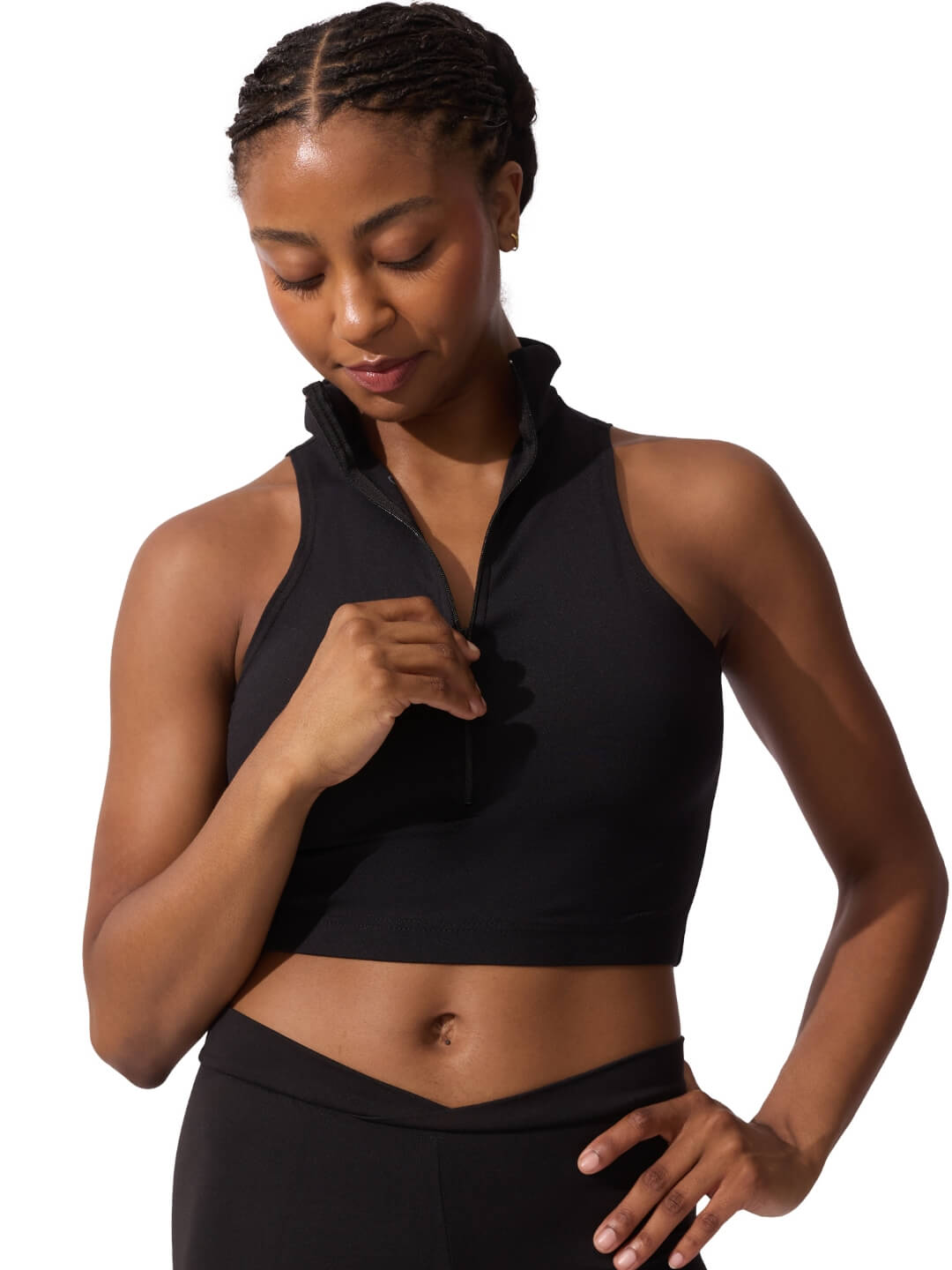 Capezio Capezio Team Basics Mock Neck Top