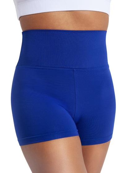 Capezio High Waisted Short Worn High or Folded Down