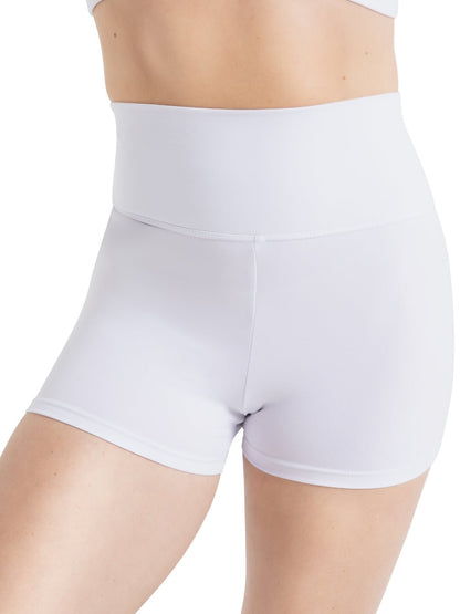 Capezio High Waisted Short Worn High or Folded Down