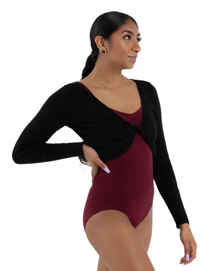 Capezio Capezio Shrug with Faux Knot