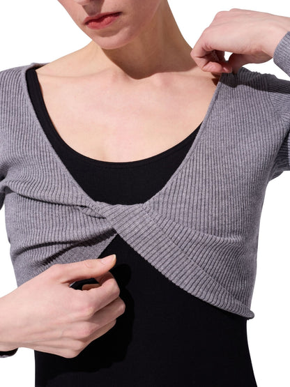 Capezio Capezio Shrug with Faux Knot