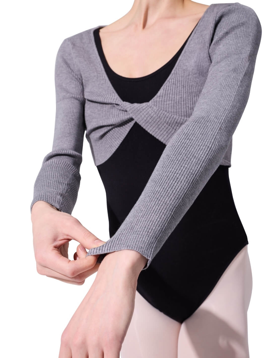 Capezio Capezio Shrug with Faux Knot