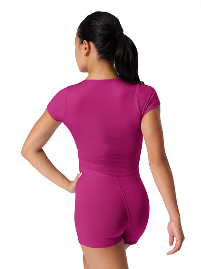 Capezio Capezio Studio Collection Evolve Short Sleeve Unitard