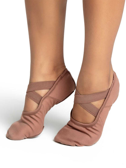 Capezio Children's Split-Sole Canvas Hanami Ballet Shoe