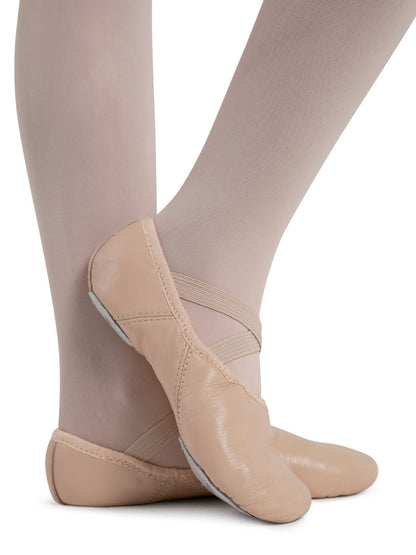 Capezio Children's Leather Juliet Ballet Shoe with Unique Arch