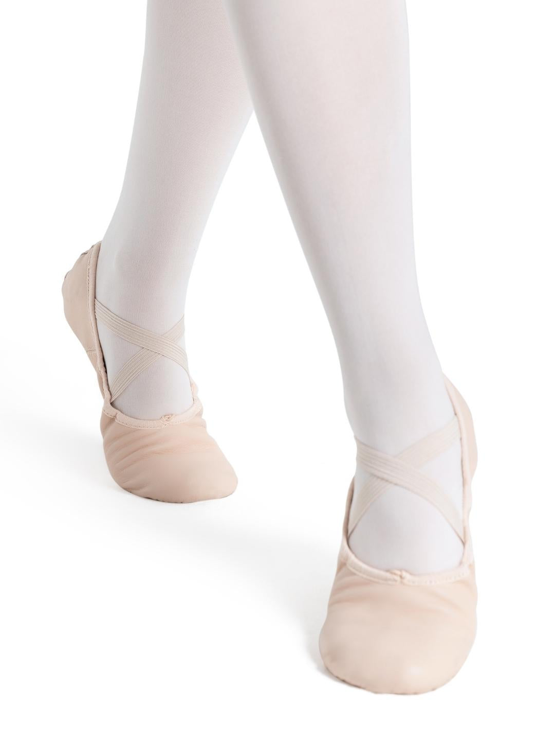 Capezio Children's Leather Juliet Ballet Shoe with Unique Arch