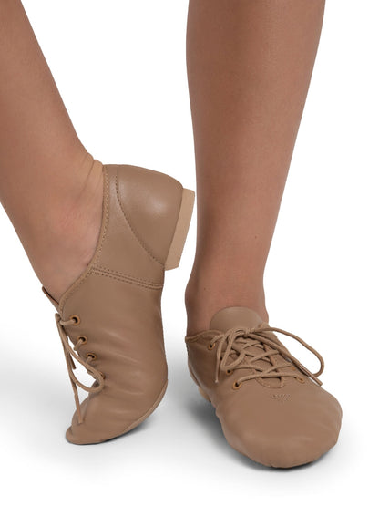 Capezio Children's Lace-up Jazz Shoe for Rising Dancers