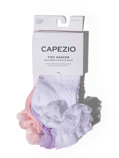 Capezio Capezio Children's Ruffle Sock (3-Pack)