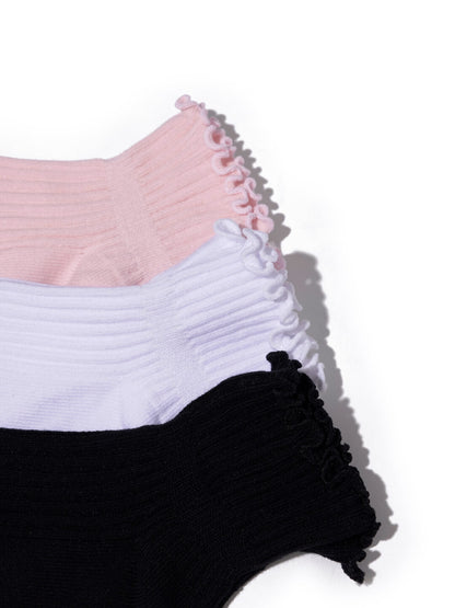 Capezio Capezio Children's Scalloped Edge Sock (3-Pack)