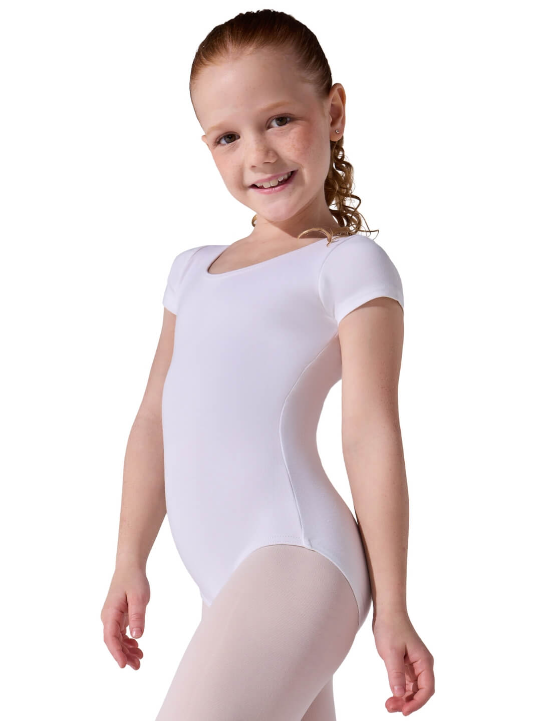 Capezio Children's Essential Short Sleeve Cotton Leotard