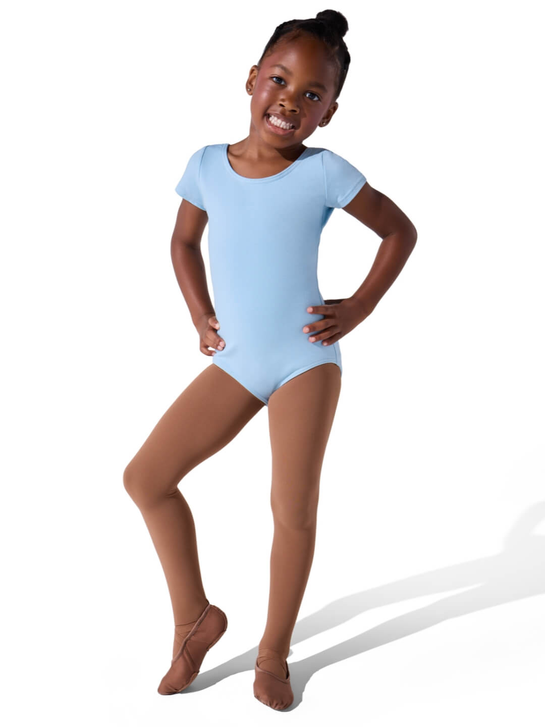 Capezio Children's Essential Short Sleeve Cotton Leotard