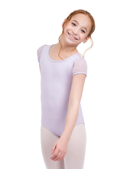 Capezio Children's Puff Sleeve Keyhole Back Leotard