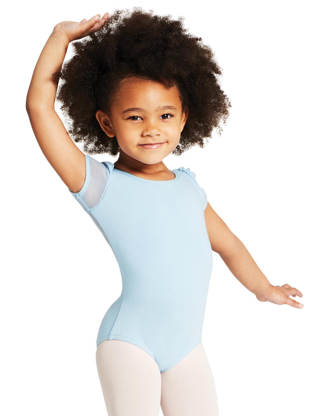 Capezio Children's Puff Sleeve Keyhole Back Leotard