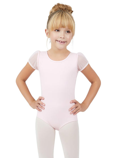 Capezio Children's Puff Sleeve Keyhole Back Leotard