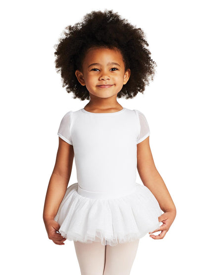 Capezio Children's Puff Sleeve Keyhole Back Leotard