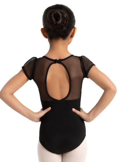 Capezio Children's Puff Sleeve Keyhole Back Leotard