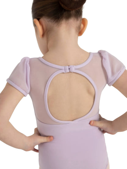 Capezio Children's Puff Sleeve Keyhole Back Leotard