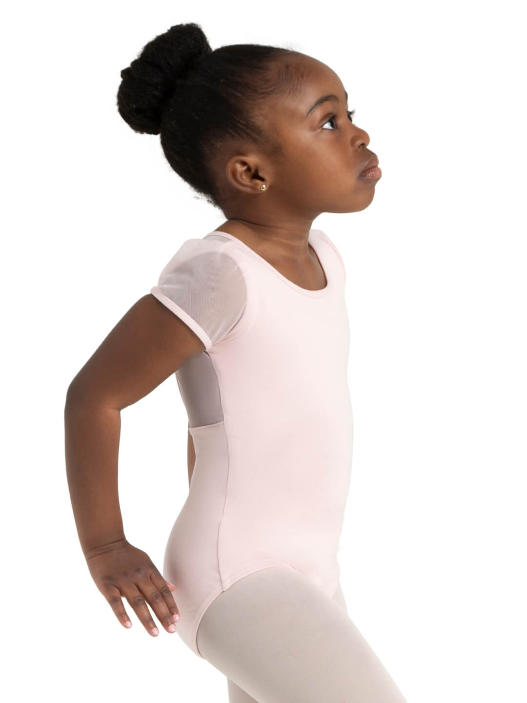 Capezio Children's Puff Sleeve Keyhole Back Leotard
