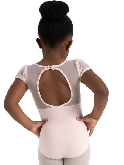 Capezio Children's Puff Sleeve Keyhole Back Leotard