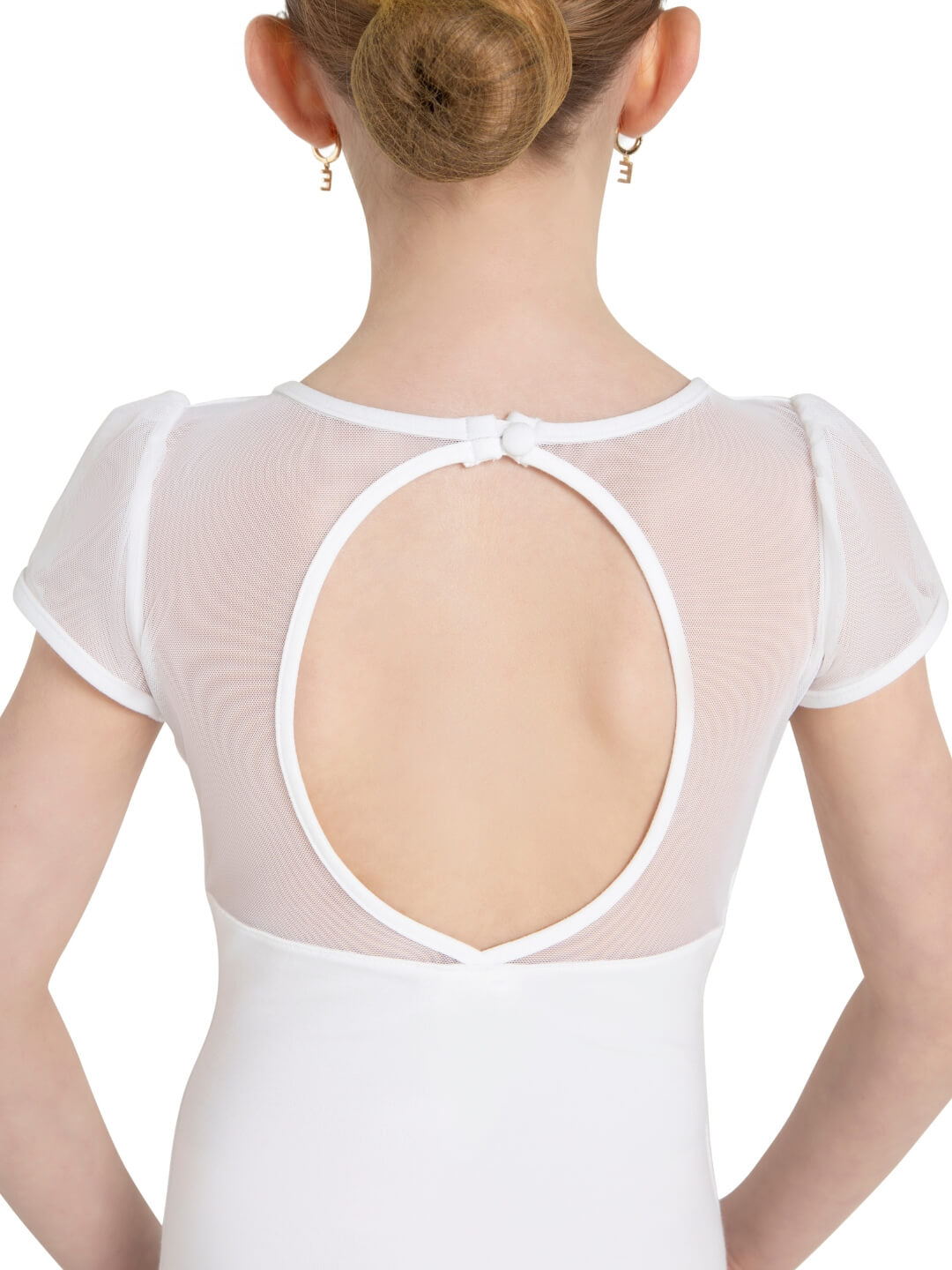 Capezio Children's Puff Sleeve Keyhole Back Leotard