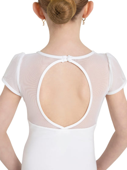 Capezio Children's Puff Sleeve Keyhole Back Leotard
