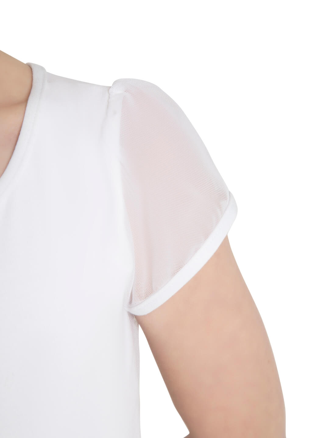 Capezio Children's Puff Sleeve Keyhole Back Leotard